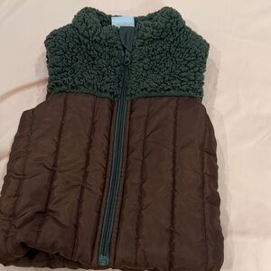 Kids Brown and Green Vest